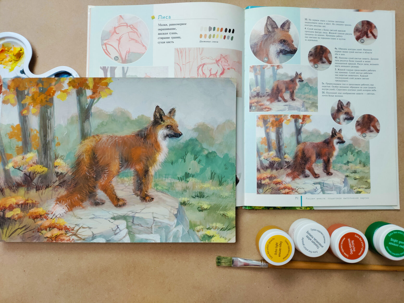 The “Fox” spread, and the painting